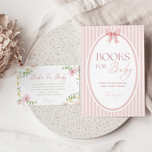 Bring a Book Instead of a Card: Baby Shower Wording Ideas