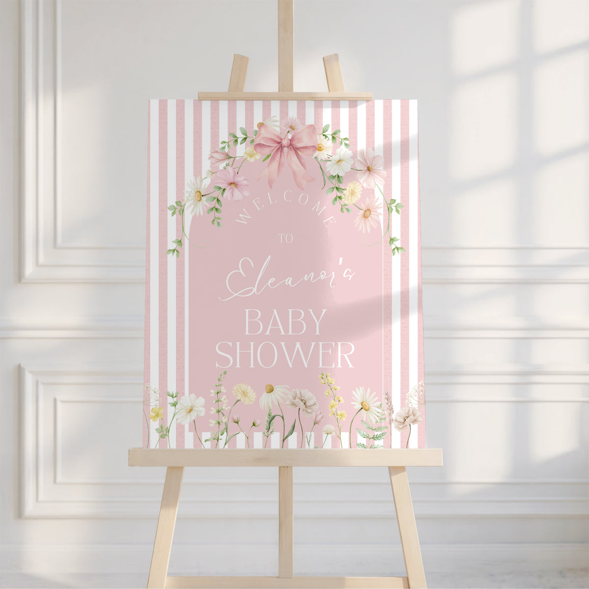 Wildflower Download & Print Welcome Sign