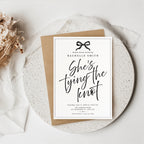 She’s Tying the Knot Download & Print Invitation