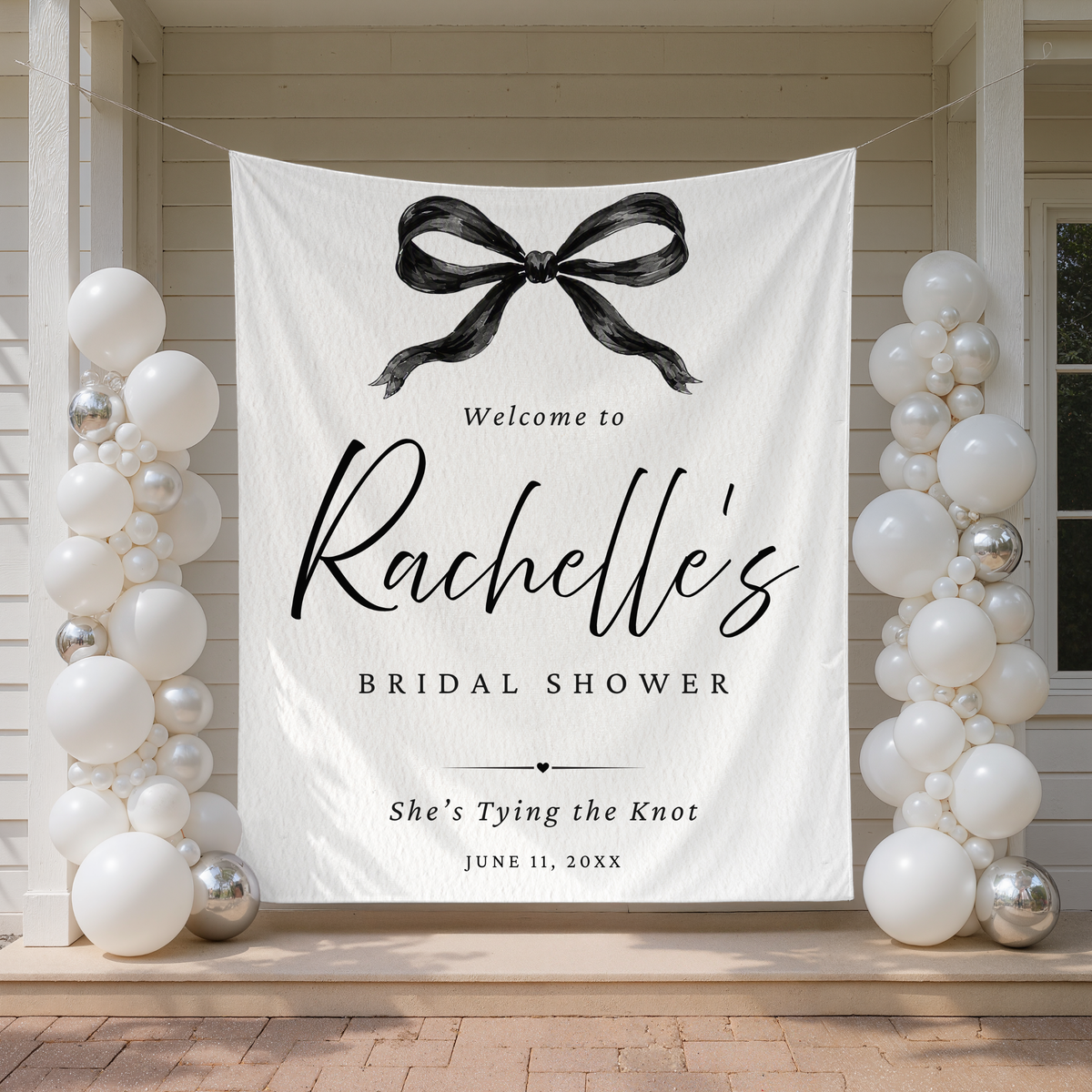 She’s Tying the Knot Download & Print Welcome Sign