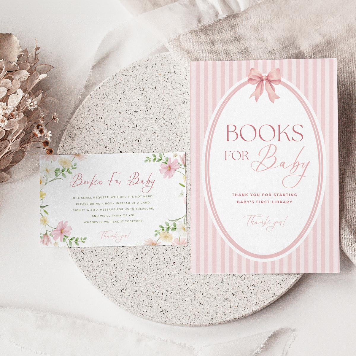 Wildflower Download & Print Books for Baby Set