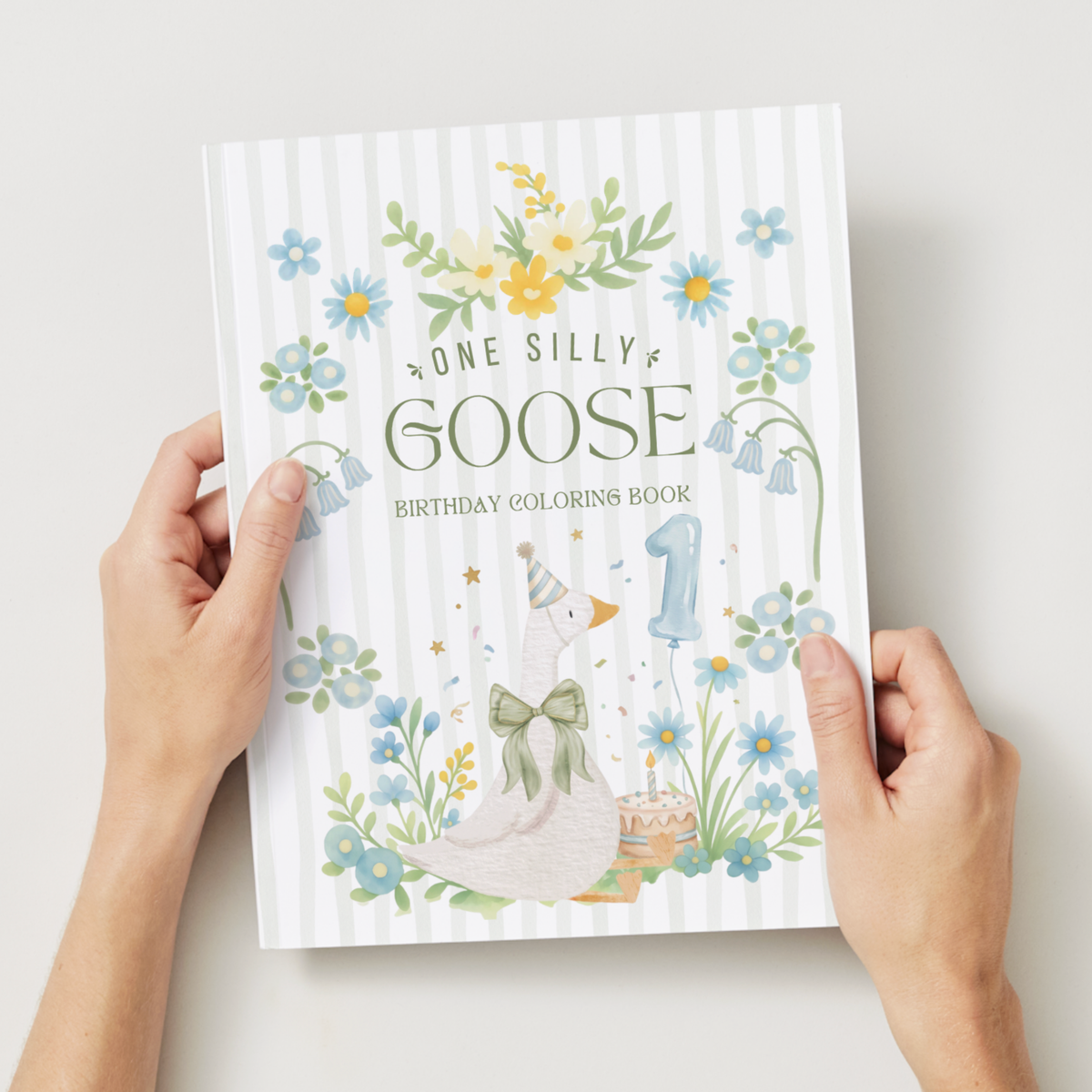One Silly Goose Download & Print Coloring Book