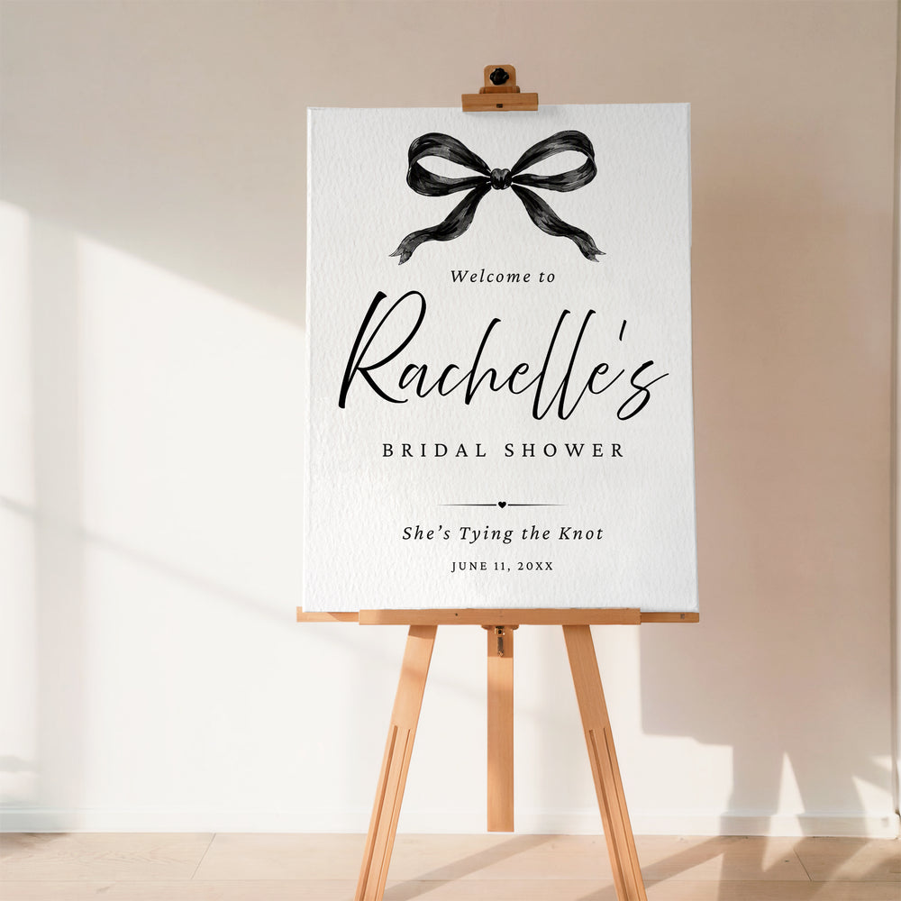 She’s Tying the Knot Download & Print Welcome Sign