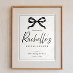 She’s Tying the Knot Download & Print Welcome Sign