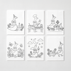 One Silly Goose Download & Print Coloring Book