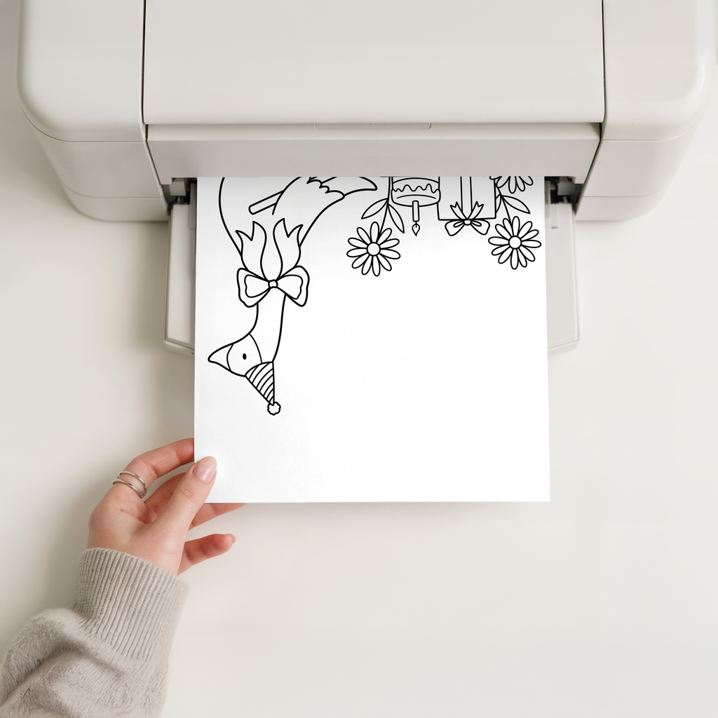 One Silly Goose Download & Print Coloring Book