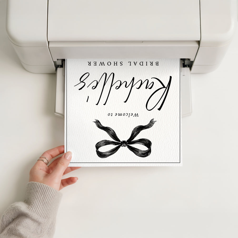 She’s Tying the Knot Download & Print Welcome Sign