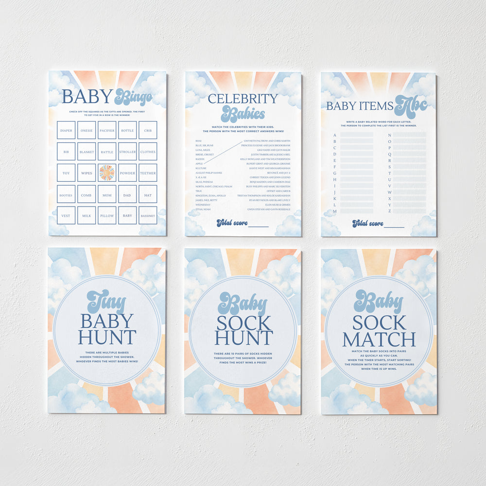 Here Comes the Son Download & Print Games Bundle